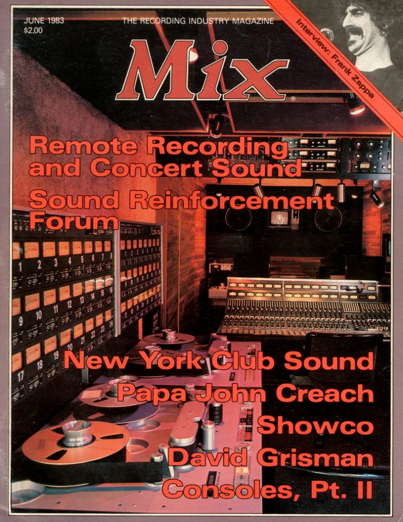 Mix Magazine cover